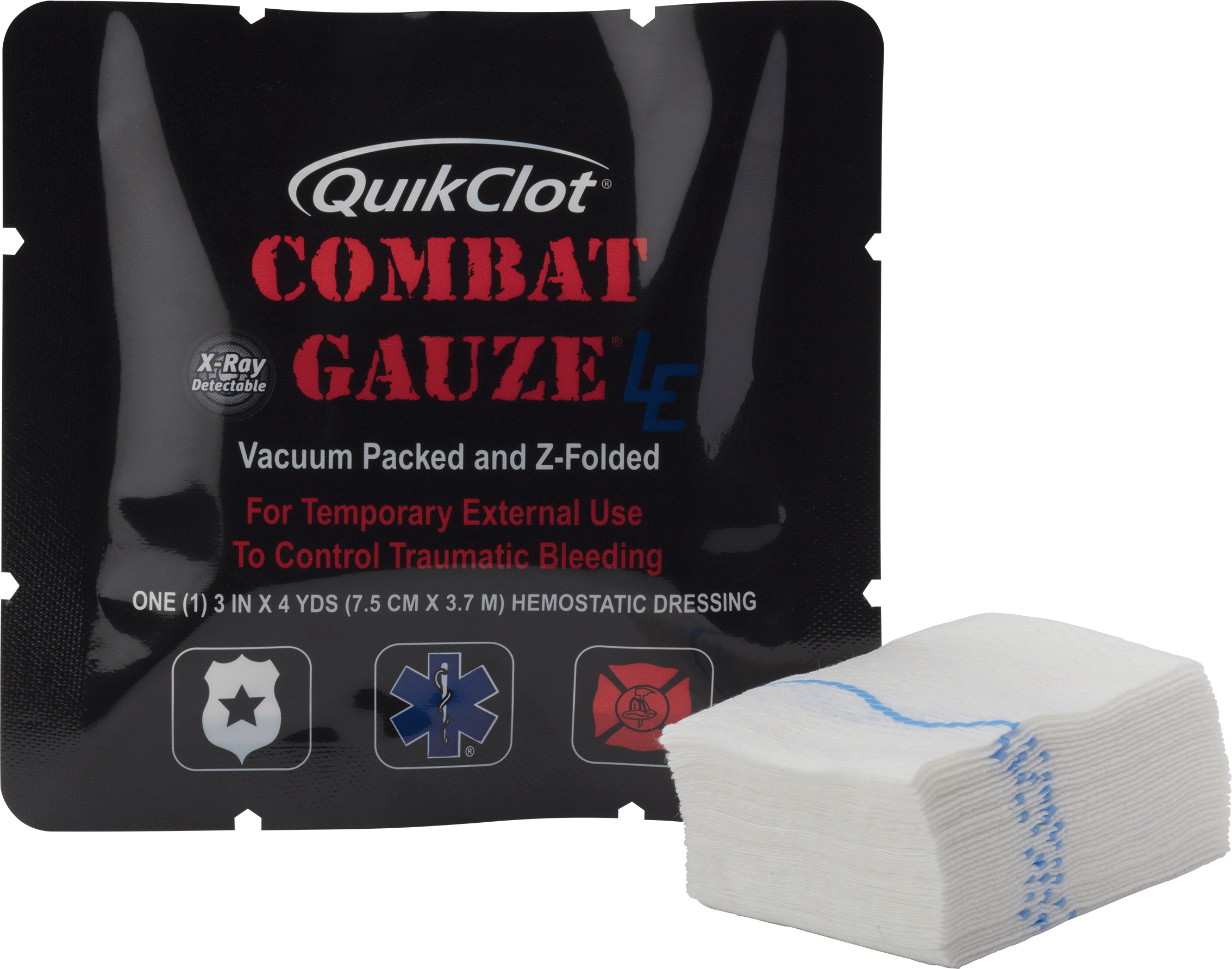 QuikClot® Z-Fold Gauze LE